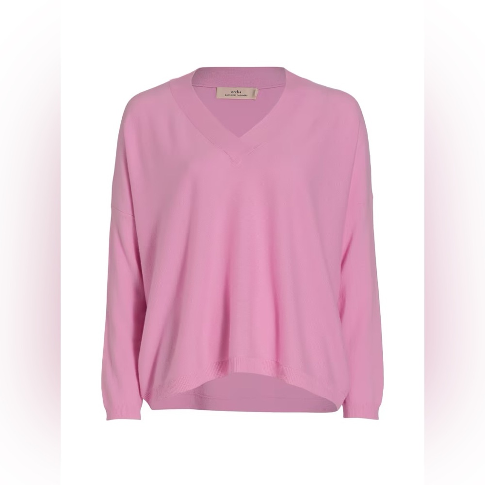 ARCH 4 Bailey Sweater in Pink Made With Baby Goat Cashmere